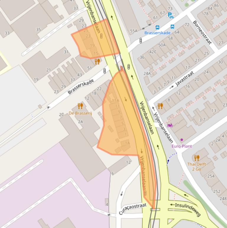 Kaart van postcodegebied 2612CK.