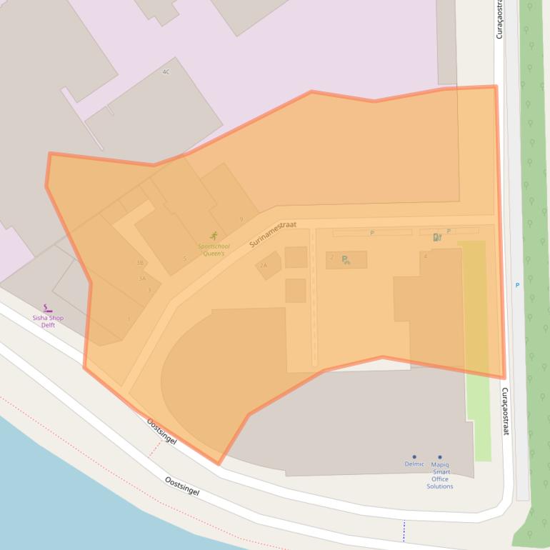 Kaart van postcodegebied 2612EA.