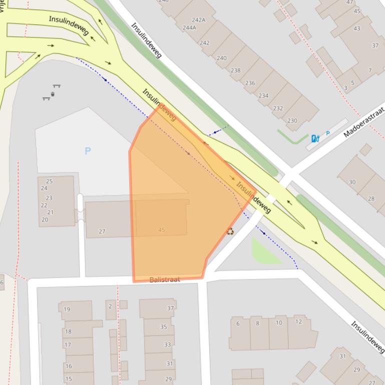 Kaart van postcodegebied 2612EE.