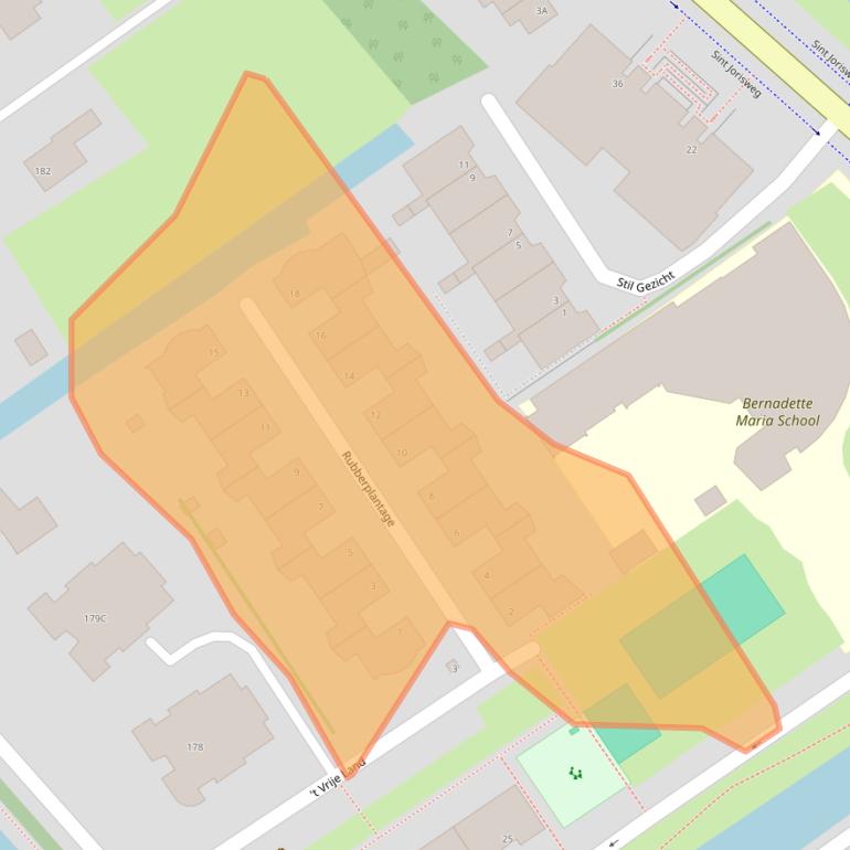 Kaart van postcodegebied 2612EP.