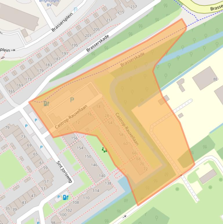 Kaart van postcodegebied 2612EX.