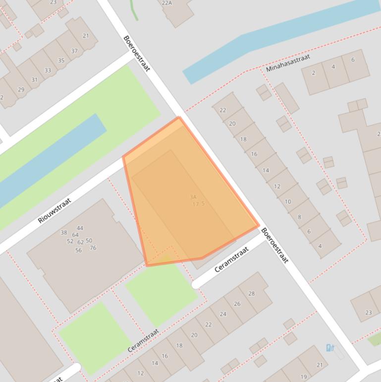 Kaart van postcodegebied 2612GC.