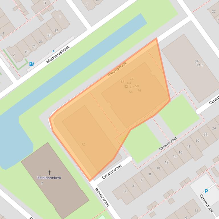 Kaart van postcodegebied 2612GR.