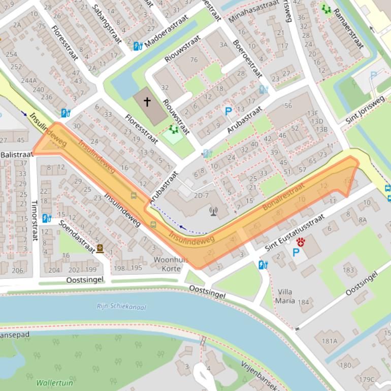 Kaart van postcodegebied 2612GZ.