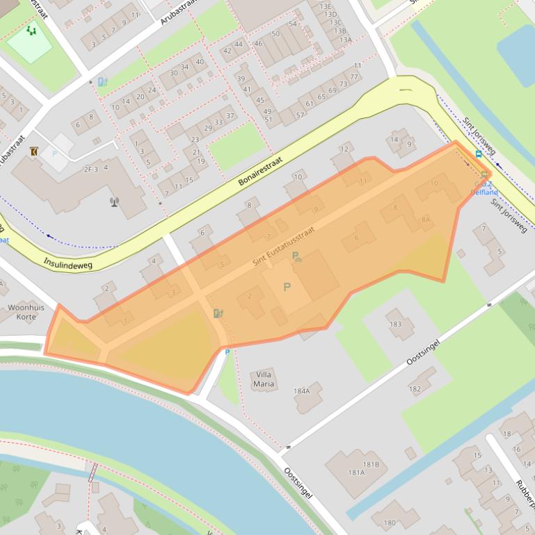 Kaart van postcodegebied 2612HA.