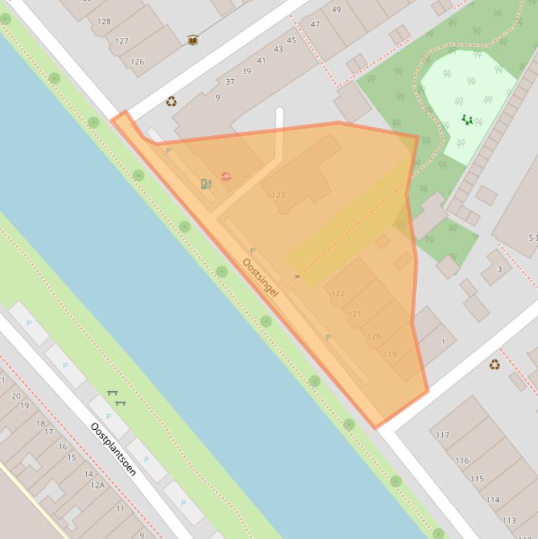 Kaart van postcodegebied 2612HH.