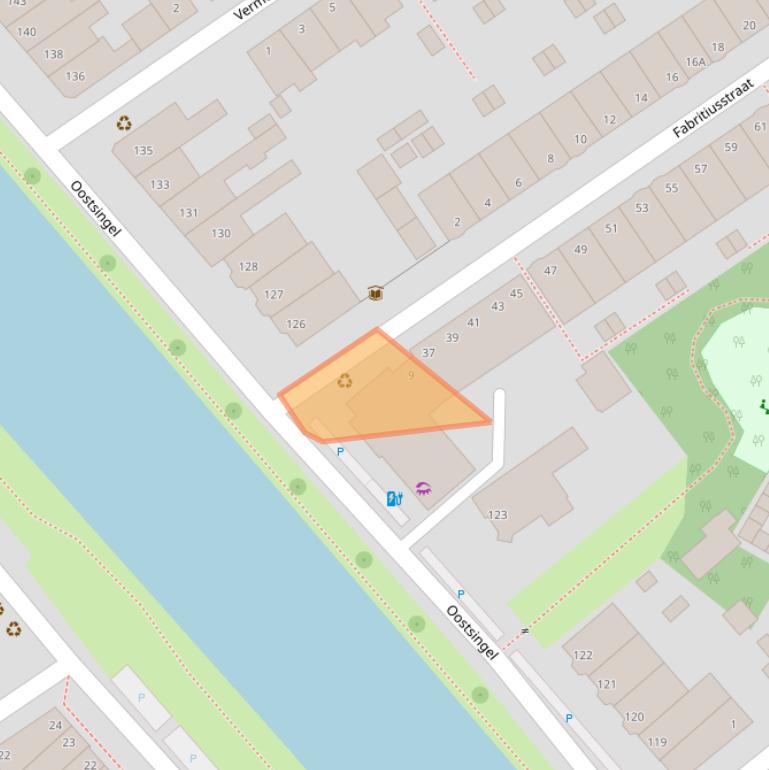 Kaart van postcodegebied 2612HM.