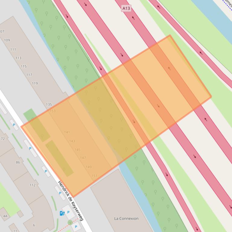 Kaart van postcodegebied 2612KD.