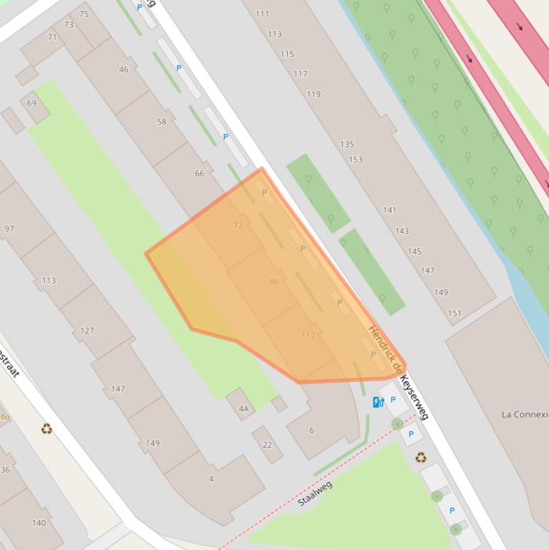 Kaart van postcodegebied 2612KJ.