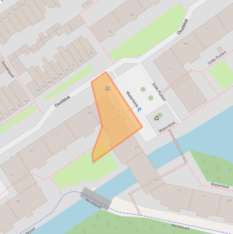 Kaart van postcodegebied 2612KW.