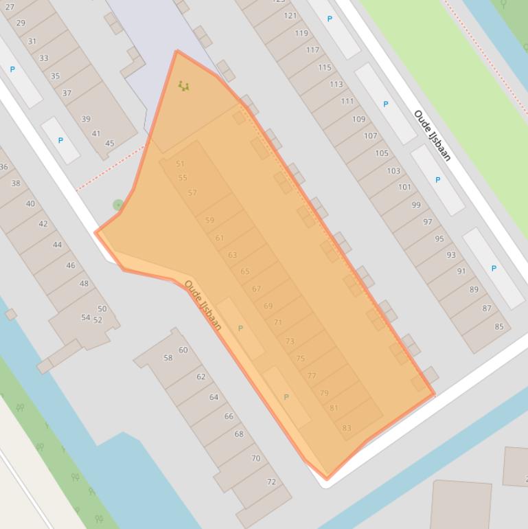 Kaart van postcodegebied 2612NB.