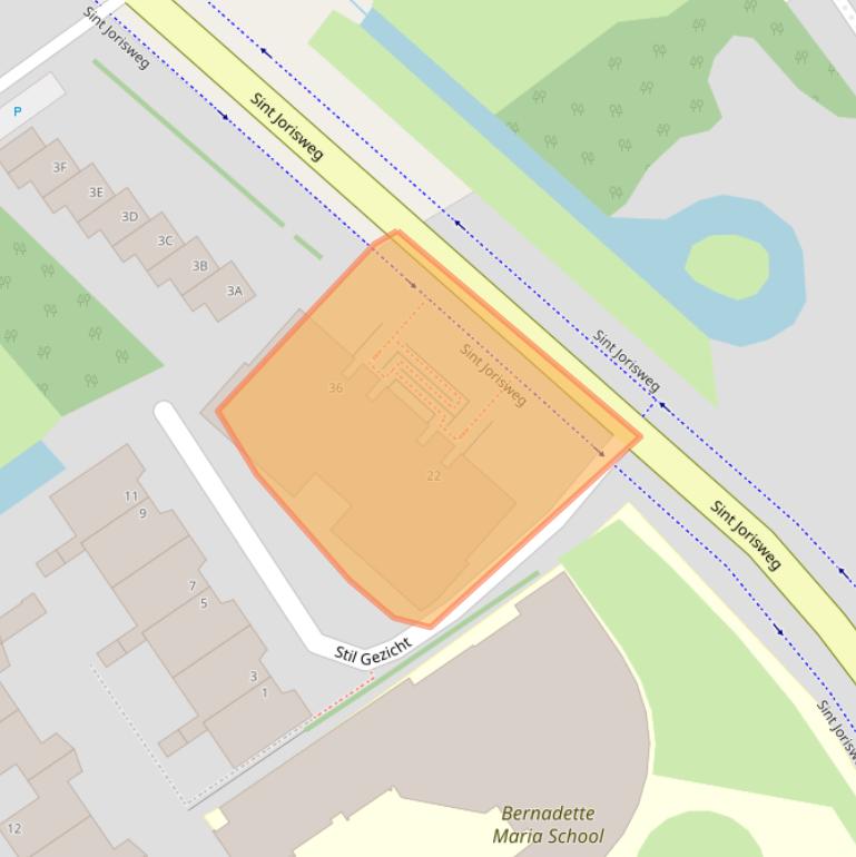 Kaart van postcodegebied 2612RS.