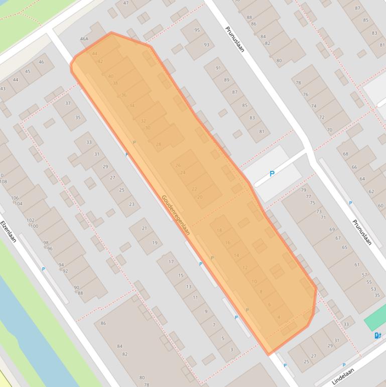 Kaart van postcodegebied 2612VT.