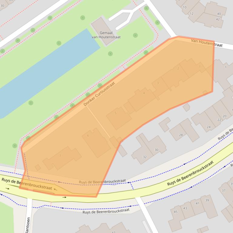 Kaart van postcodegebied 2613AP.