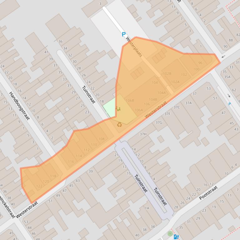 Kaart van postcodegebied 2613RK.