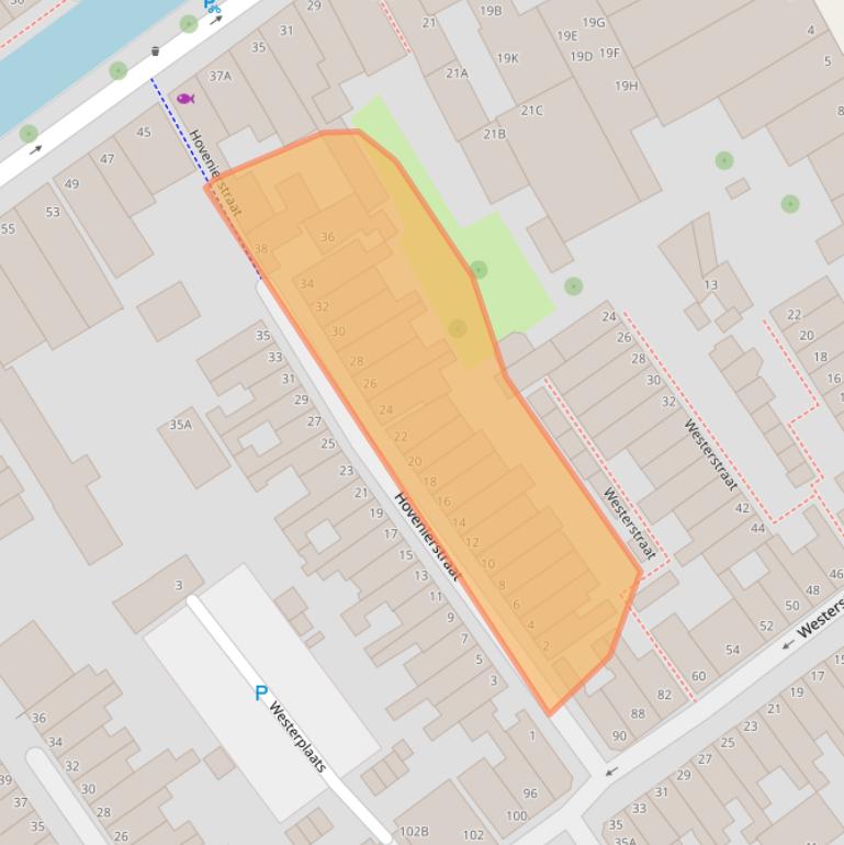 Kaart van postcodegebied 2613RN.