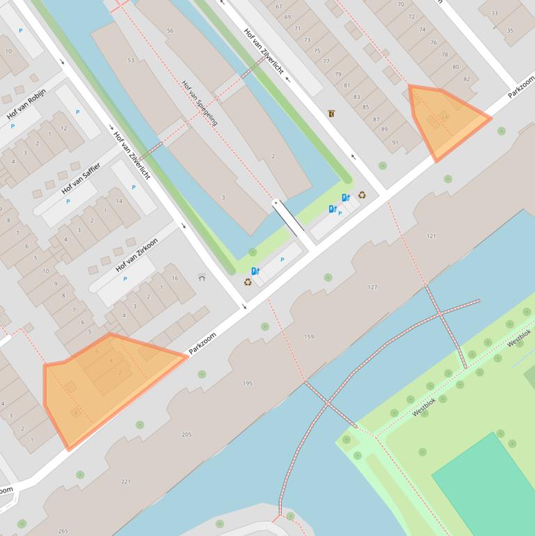 Kaart van postcodegebied 2614TG.