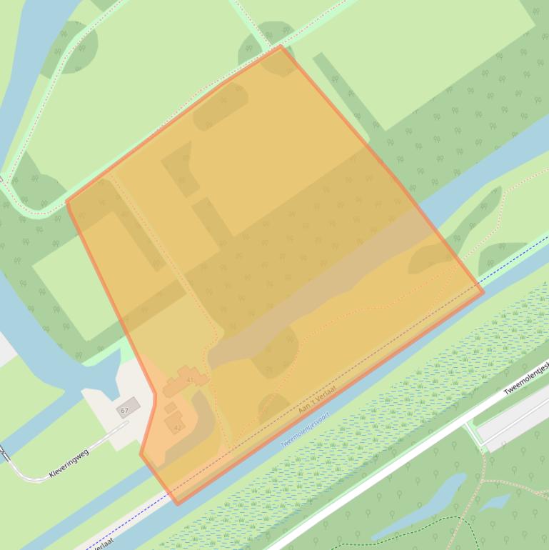 Kaart van postcodegebied 2616LB.