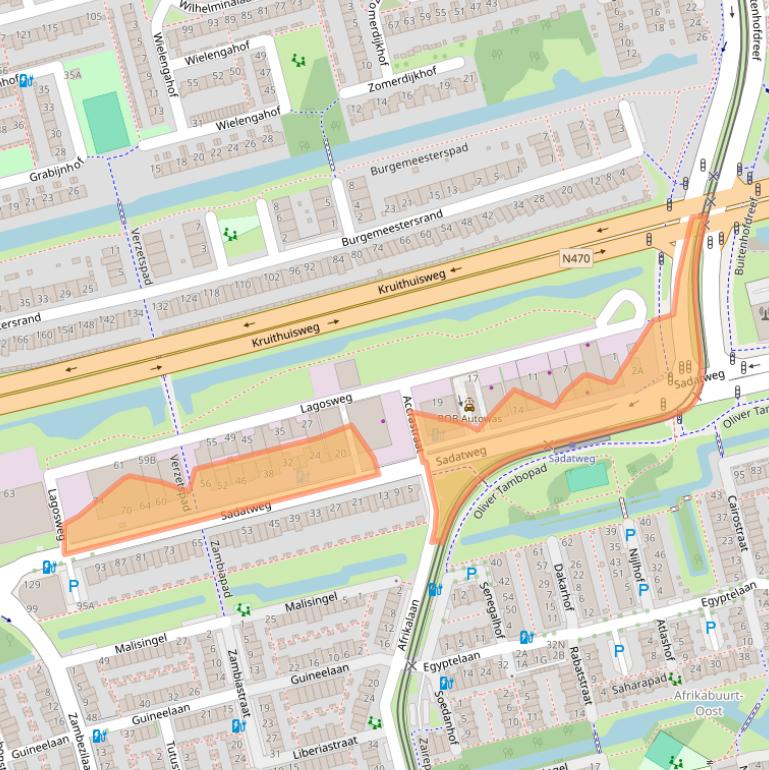 Kaart van postcodegebied 2622AP.