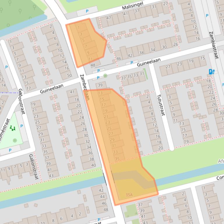 Kaart van postcodegebied 2622DR.