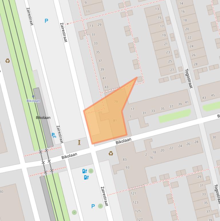 Kaart van postcodegebied 2622ES.