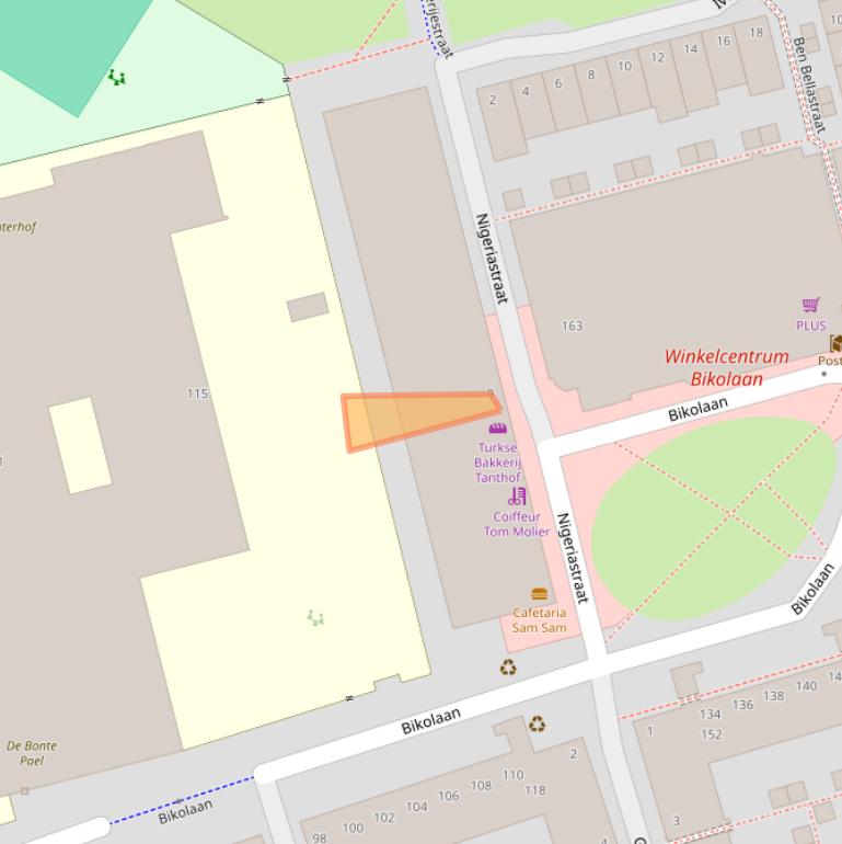 Kaart van postcodegebied 2622GA.