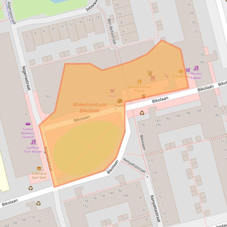 Kaart van postcodegebied 2622GS.