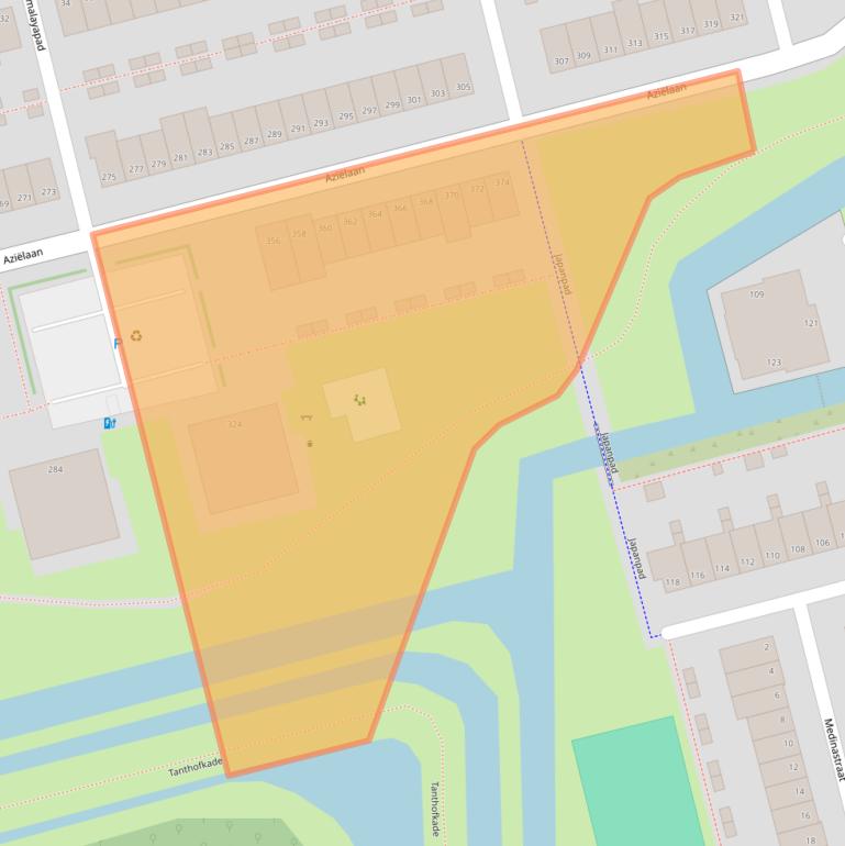 Kaart van postcodegebied 2622JP.