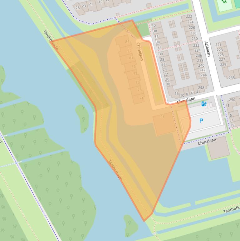 Kaart van postcodegebied 2622JS.