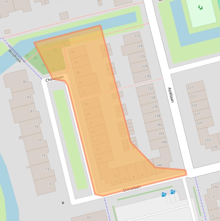 Kaart van postcodegebied 2622JT.