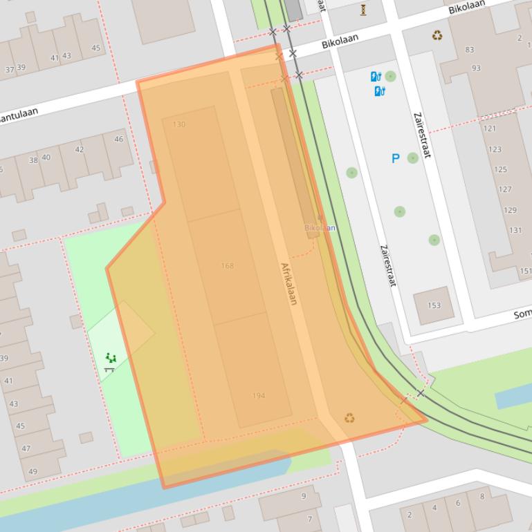 Kaart van postcodegebied 2622LS.