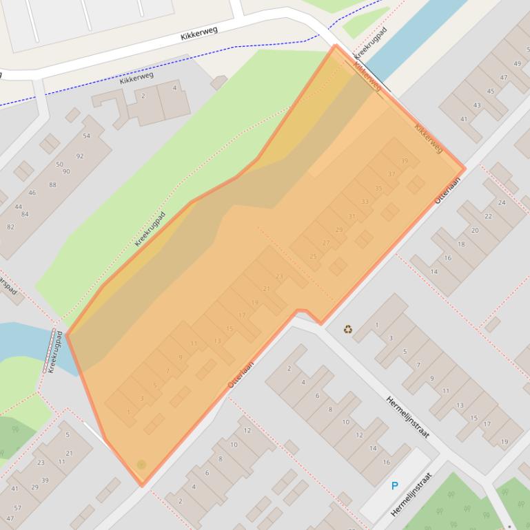 Kaart van postcodegebied 2623CV.
