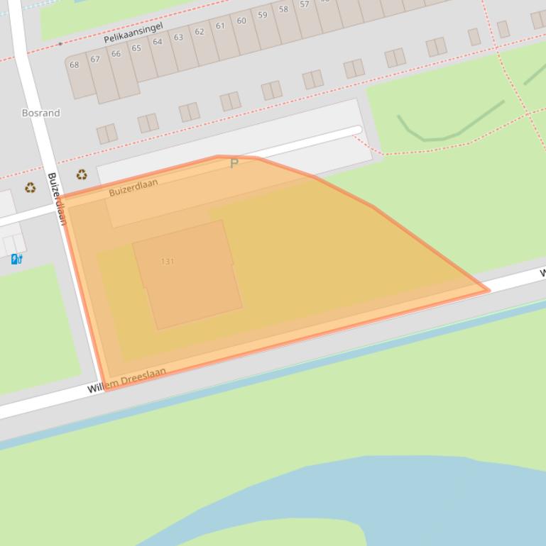 Kaart van postcodegebied 2623JR.