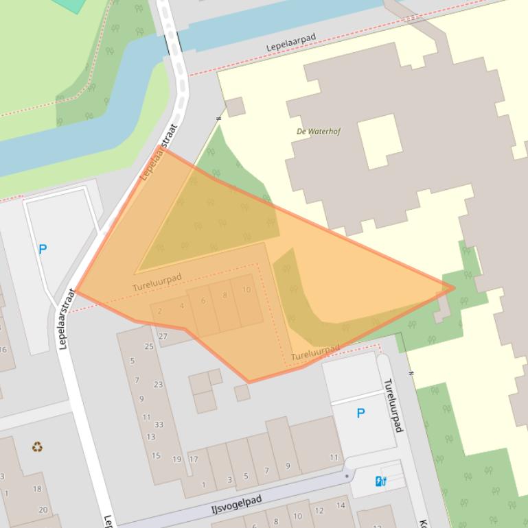 Kaart van postcodegebied 2623MP.