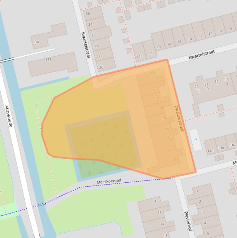 Kaart van postcodegebied 2623ND.