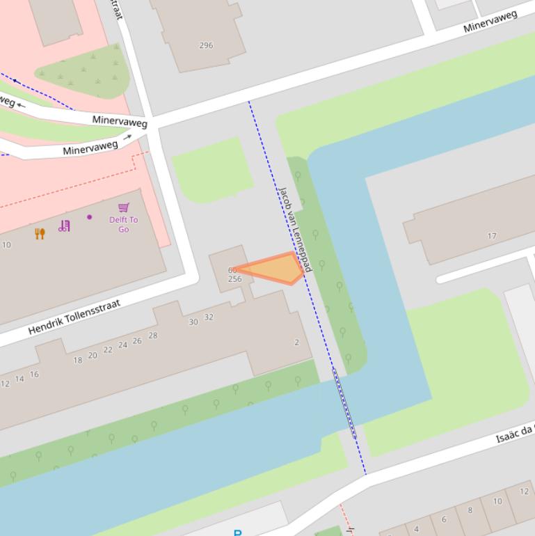 Kaart van postcodegebied 2624BJ.