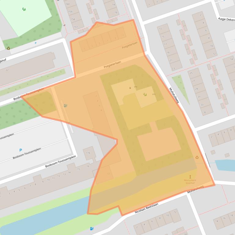 Kaart van postcodegebied 2624DC.