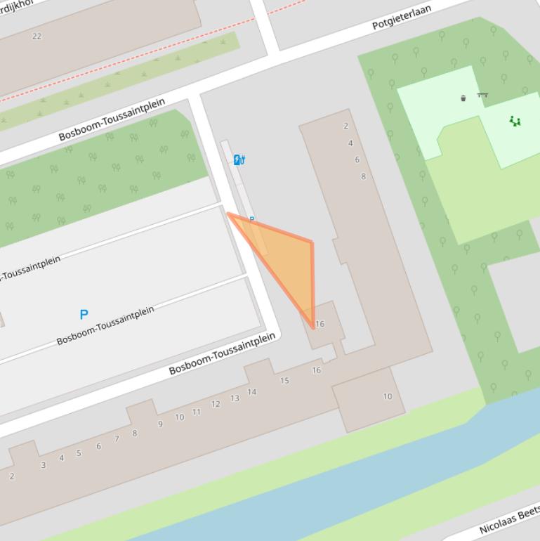 Kaart van postcodegebied 2624DJ.