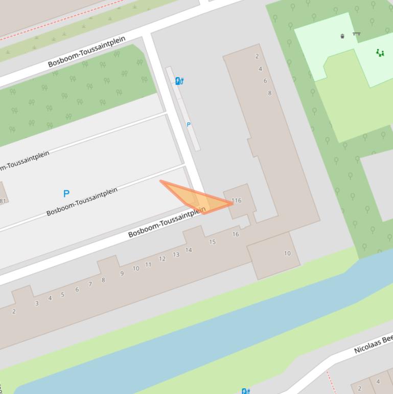 Kaart van postcodegebied 2624DL.