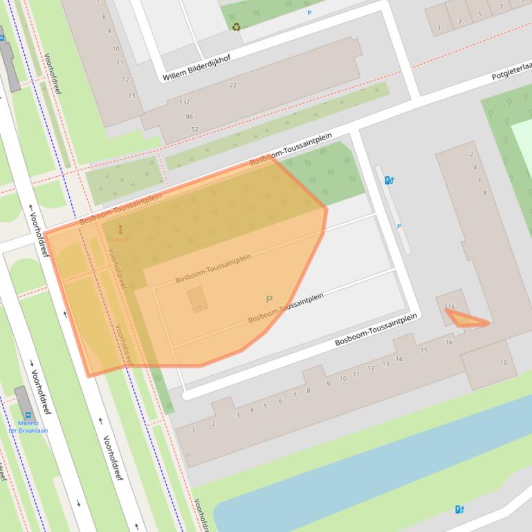 Kaart van postcodegebied 2624DR.