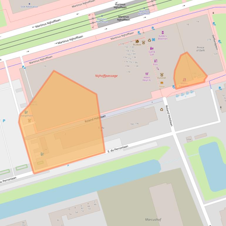 Kaart van postcodegebied 2624GC.