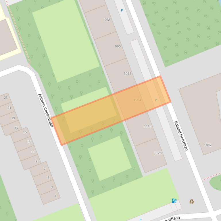 Kaart van postcodegebied 2624JR.