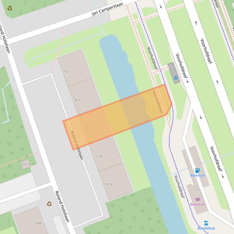 Kaart van postcodegebied 2624KJ.