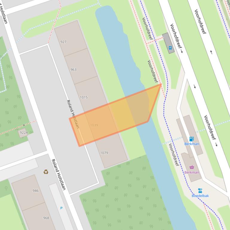 Kaart van postcodegebied 2624KK.