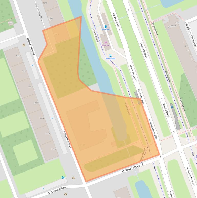 Kaart van postcodegebied 2624KL.