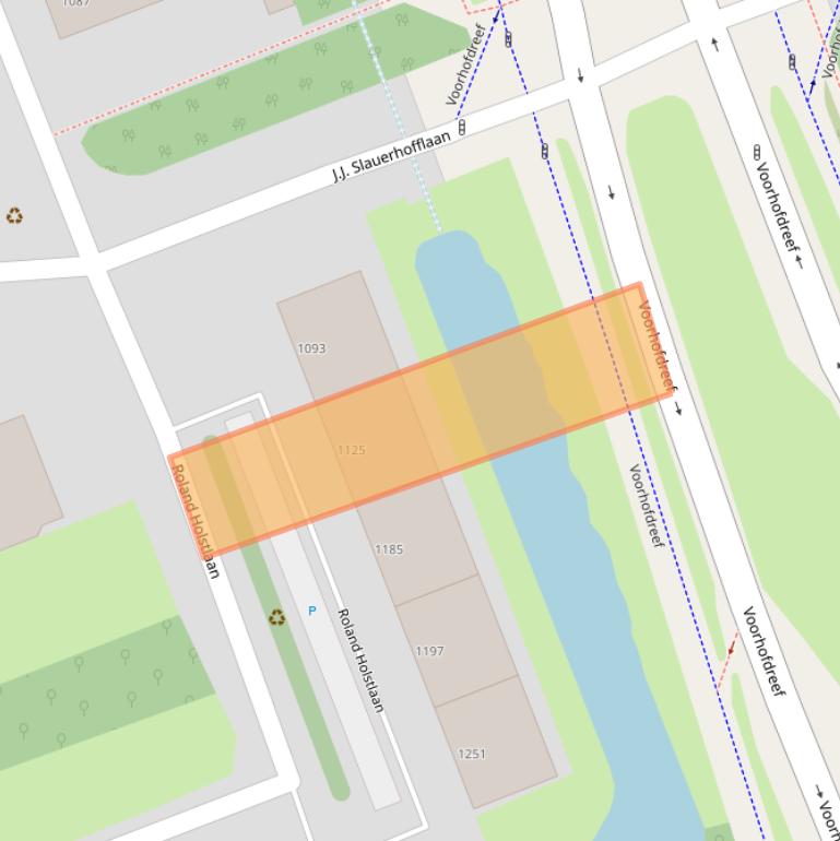 Kaart van postcodegebied 2624KN.