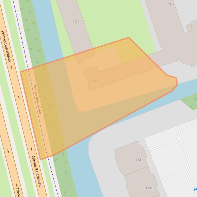 Kaart van postcodegebied 2624LX.