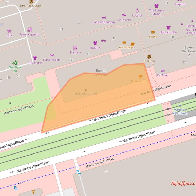 Kaart van postcodegebied 2624MH.