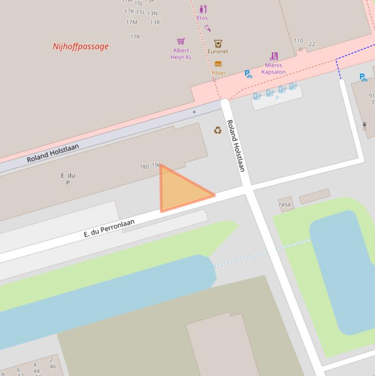 Kaart van postcodegebied 2624NG.