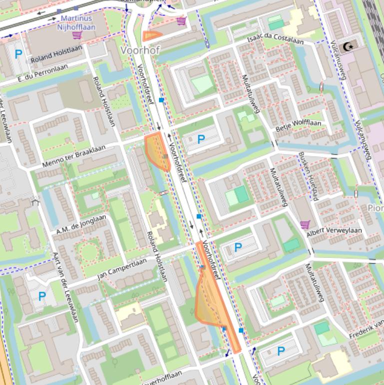 Kaart van postcodegebied 2624NT.